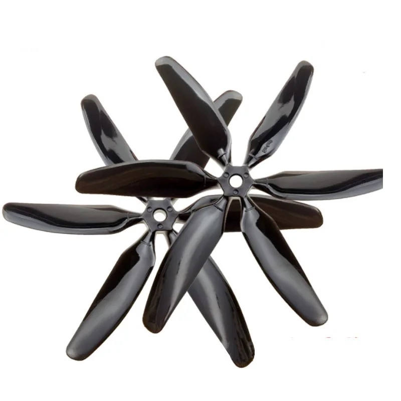 10pcs 504060 5x4x6 6 블레이드 단일 색상 CW CCW 5 인치 프로펠러 블레이드 FPV Quadcopter 레이싱 RC Drones 프레임 키트 (5 쌍)