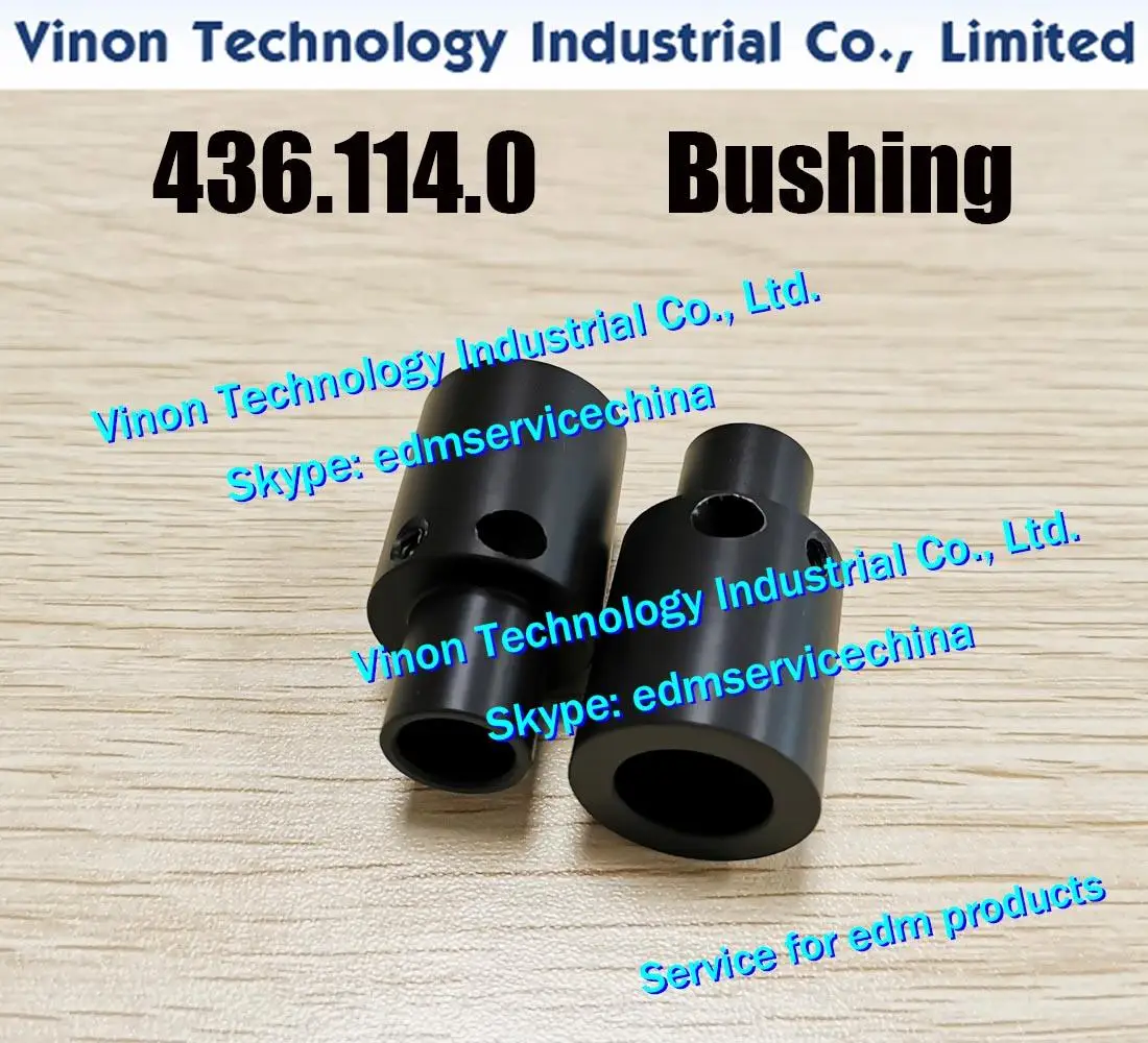 Agie 436.114 Bushing for Wire cut EDM machine. Inlet sleeve for brake 436.114.0, 24.55.204