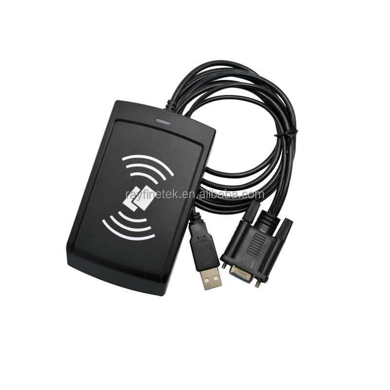 RS-232 Serial or USB 13.56MHz ISO14443A, ISO-15693 Protocol  HF RFID Desktop Reader and  RFID Writer RFID Encoder