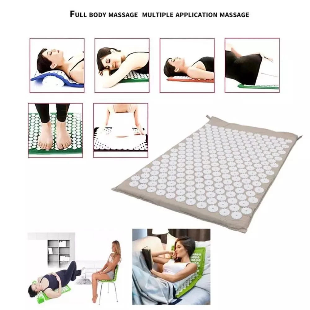 3 pz/set lotus agopuntura mat Yoga massaggio patchwork mat alleviare lo Stress schiena meditazione del corpo digitopressione mat meditazione cuscino