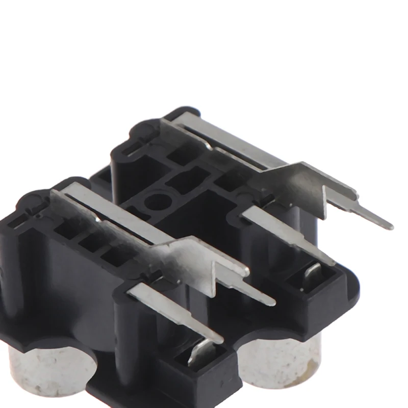 5Pcs 2/4 hole RCA Female Stereo audio Jack AV Audio input socket Connector Lotus row Amplifier Interface Signal connection
