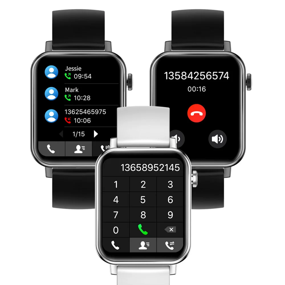 Montre connectée pour les hommes et les femmes, Bluetooth, appels, étanche IP67, moniteur de fréquence cardiaque, moniteur d'activité physique, nouveau, L1-7