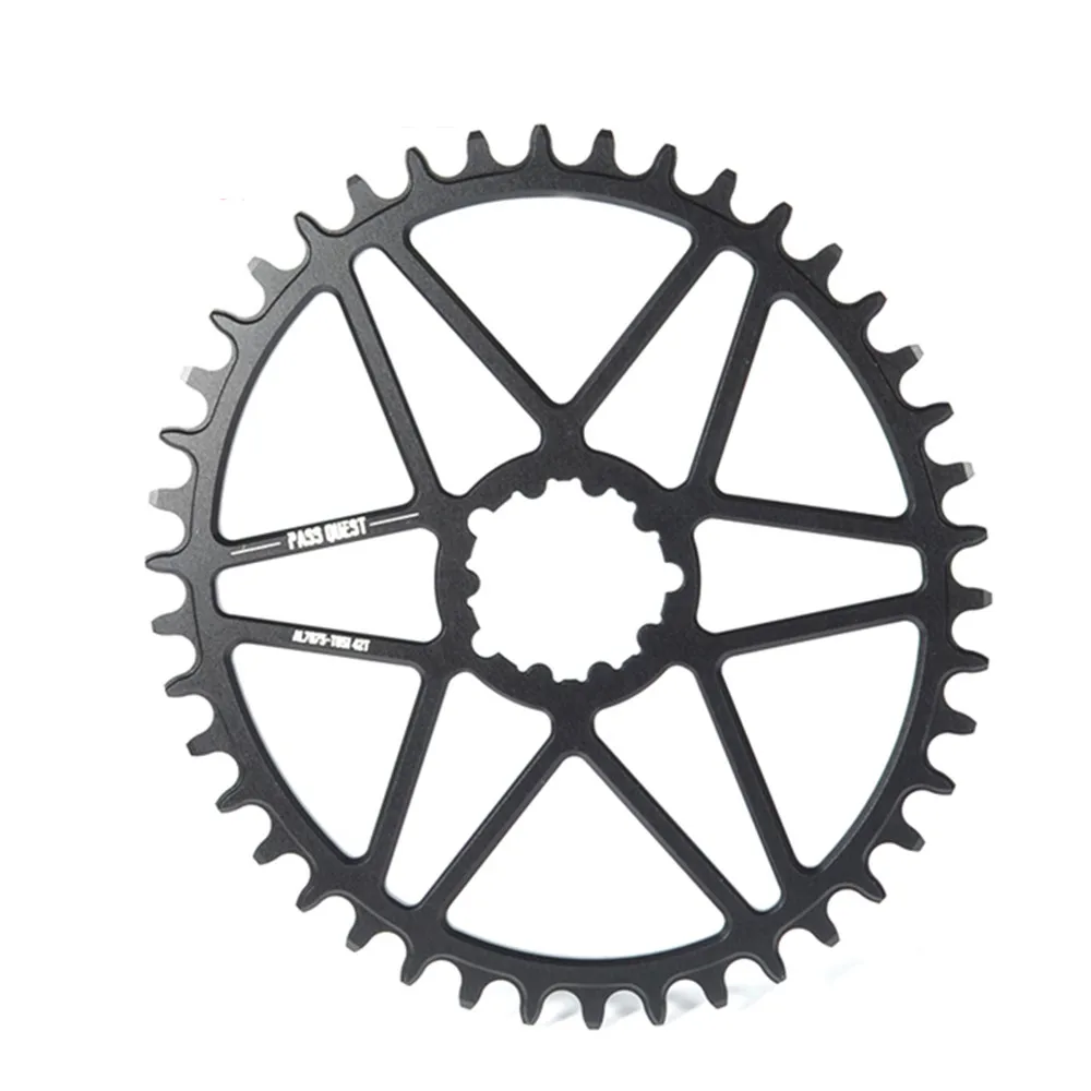 PASS QUEST SRAM Gx xx1 Eagle GXP Oval Mountain Bike Narrow Sprocket 30-44T Bicycle  0mm Offset Crank 7075 Aluminum