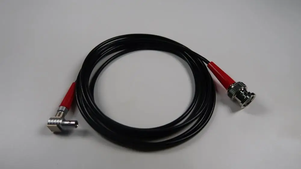 compatible with style single BNC to 90 degree Lemo 00  RG174 ultrasonic cable for Flaw Detector