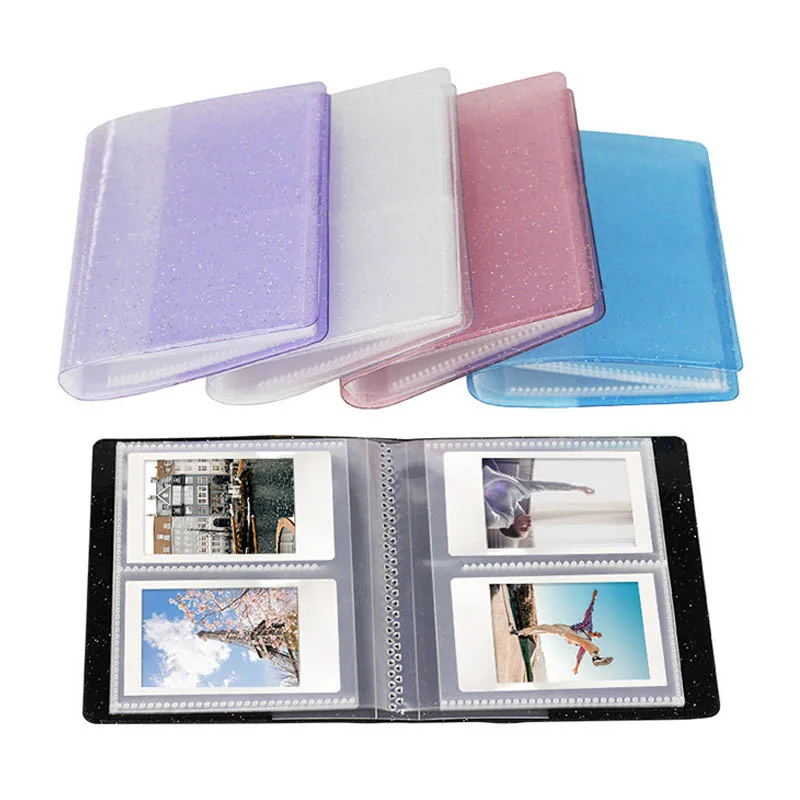 64 Pockets 3 Inch Instax Mini Photo Album Book for Fujifilm Instax Mini LiPlay 11 9 8 7s 90 70 Link Film Paper Name Card Holder