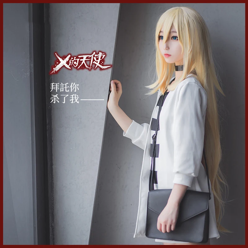 New Japanese Anime Angels of Death Rachel/Zack/Danny/Eddie Cosplay Costume Halloween Costumes for Women/Men S-XXL