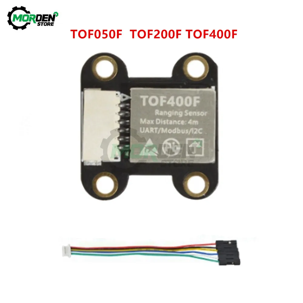 TOF200F TOF400F TOF050F Laser Range Sensor Module 50cm/2M/4M Distance Sensor Serial Port UART/Modbus/I2C IIC Mode Output DC3-5V