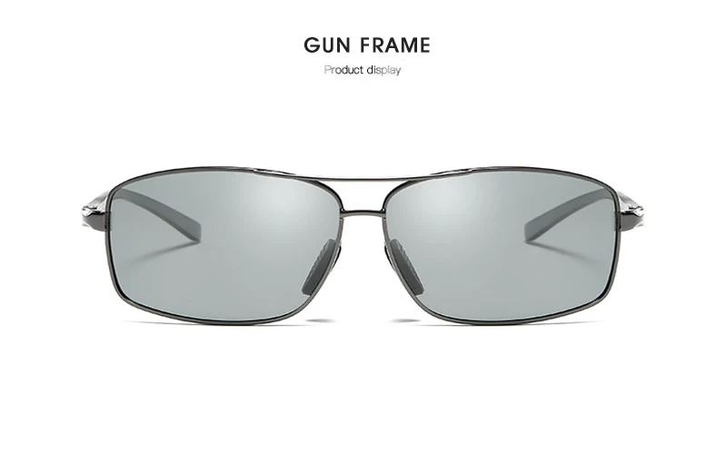 Top Qualität Photochrome Sonnenbrille Für Männer Frauen Polarisierte Gläser Anti-Glare Fahren Goggle Chameleon lunette de soleil homme – Detail 14
