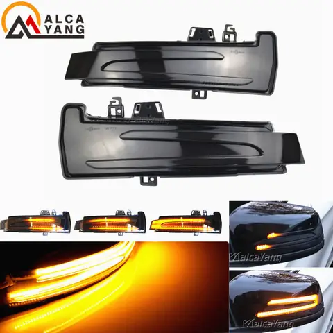 메르세데스-벤츠 A B C E S CLA GLA CLS 클래스 W176 W246 W204 W212 C117 X156 용 다이나믹 블링커 LED 방향 지시등 표시기