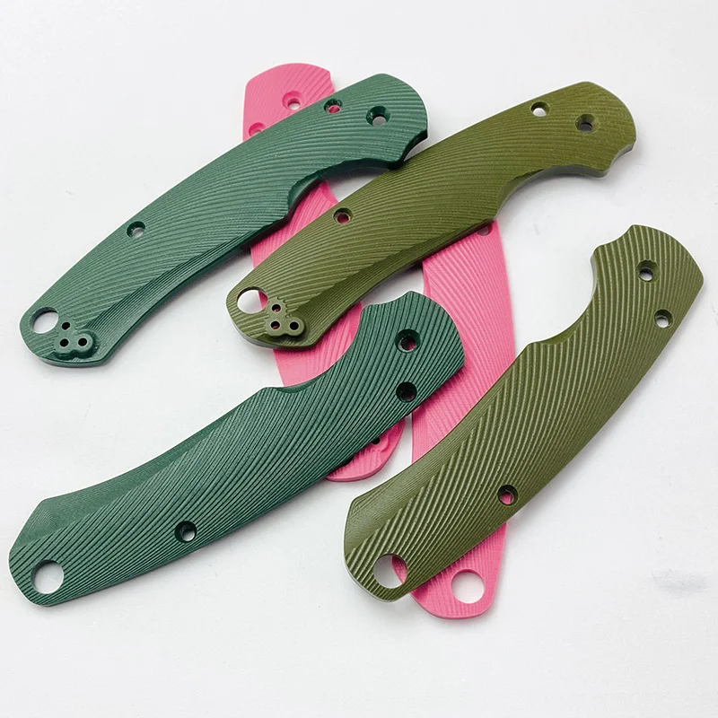 

1 Pair G10 Material Folding Knife Scale Handle Patches For Spyderco C81 Paramilitary 2 Para2 DIY Accessories Shank Replacement