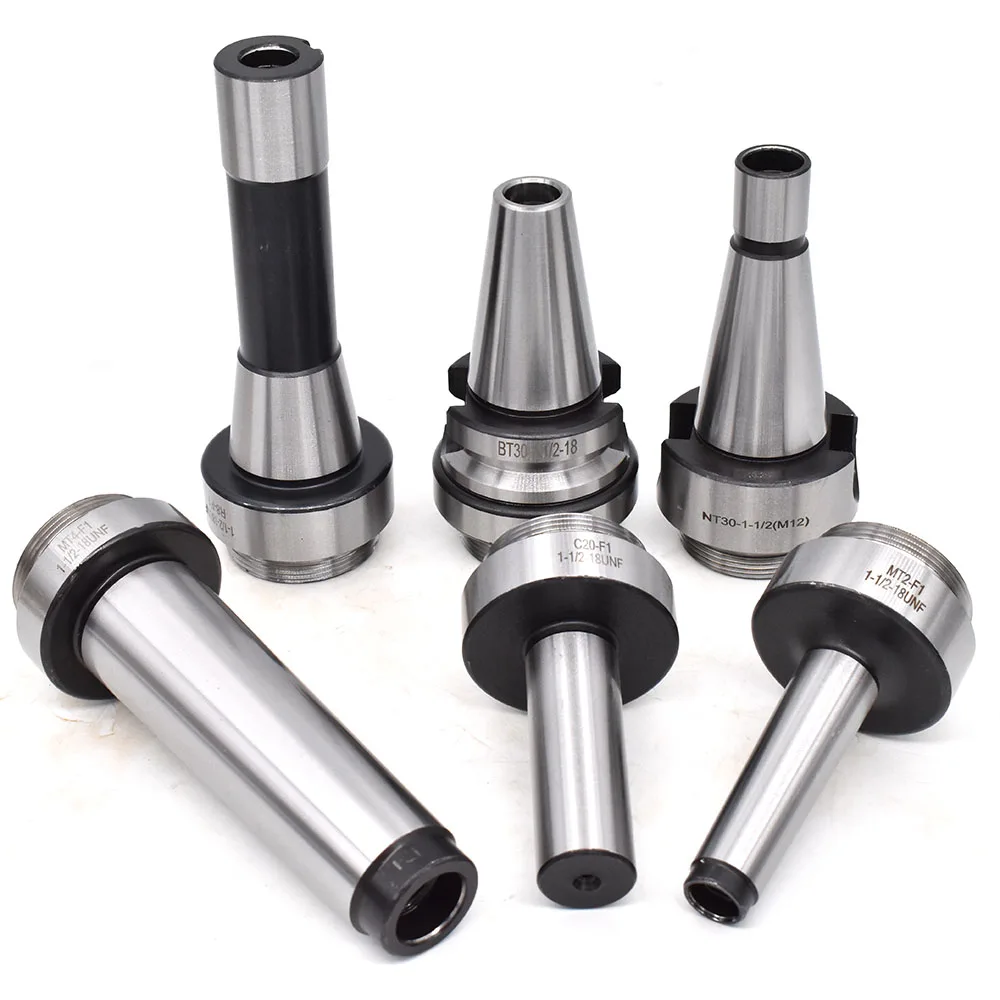 1-1/2 18UNF MT2 MT3 MT4 C20 C25 NT30 BT30 R8 M12 M16 boring head drawbar F1 boring head connecter CNC boring tool 50/75/100mm