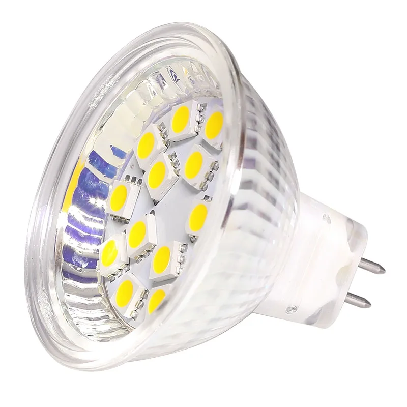 

15Led MR16 5050 5060 SMD Spot Light Bulb Dimmable 12V 24V Halogen Bulb Replace Equal to 35W Lanscape Lamp10pcs/lot