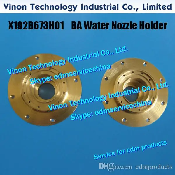 

X192B673H01 BA8 Water Nozzle Holder M216B Upper for BA machine X192B673H02, X192-B673-H01 edm wear parts DBR0100