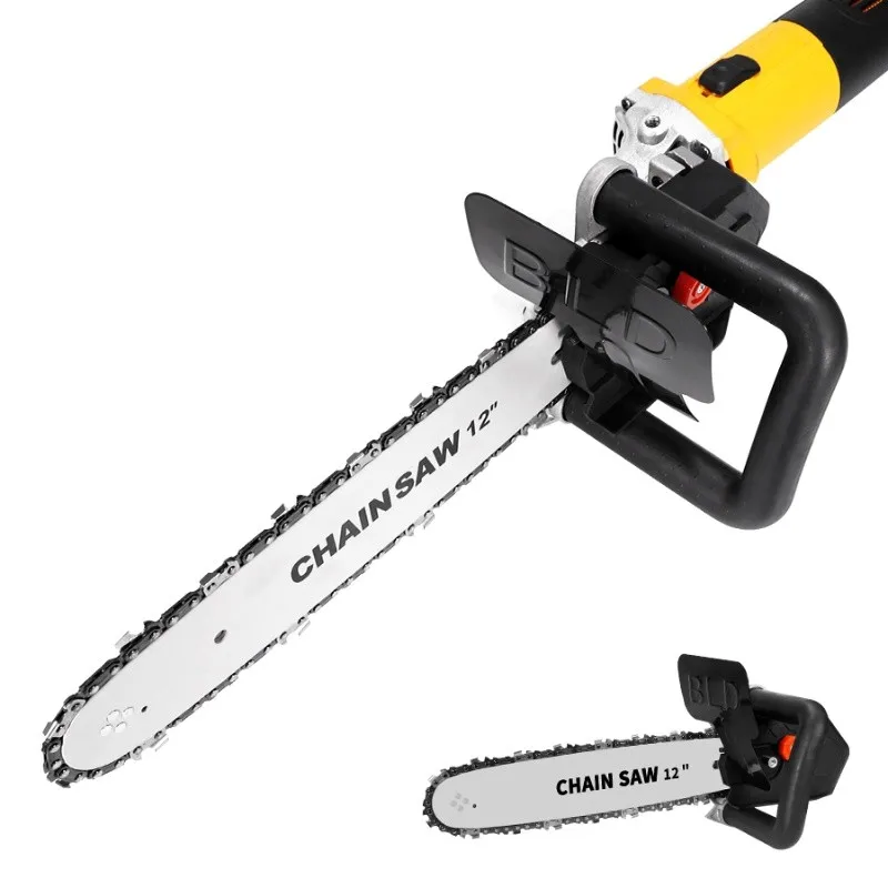 Multifunzione Elettrico A Catena Seghe Adattatore Convertitore Staffa Set FAI DA TE Per 12 ''Angle Grinder Elettrico Lavorazione Del Legno Strumento M14 E M10