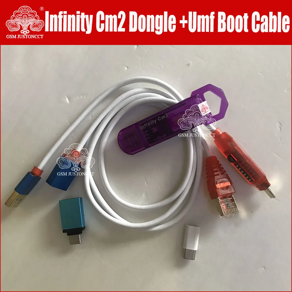 2021 original new infinity CM2 dongle infinity box dongle + umf all in one boot cable for GSM CDMA phones