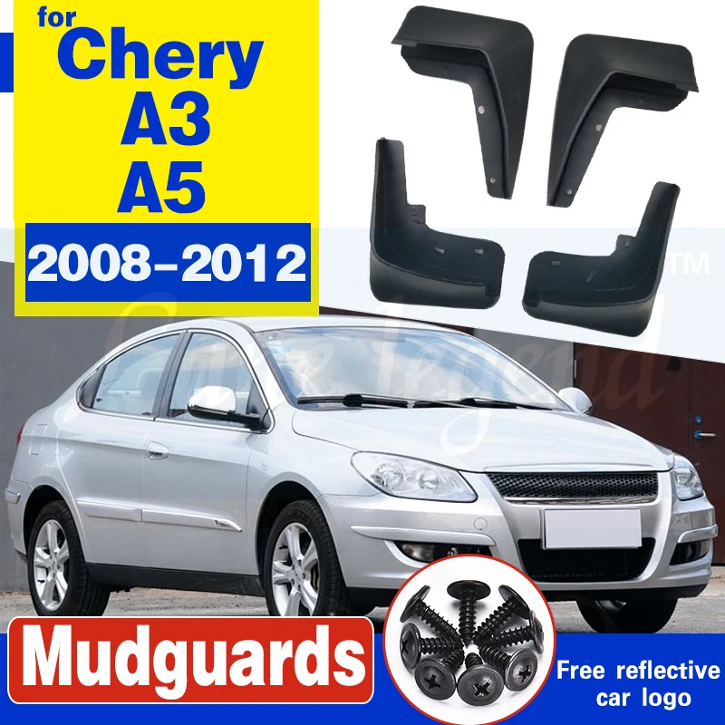 

Only suitable for Chery A3 A5 2008-2012 Special Fender car mudguard mud flaps High Quality Free shipping