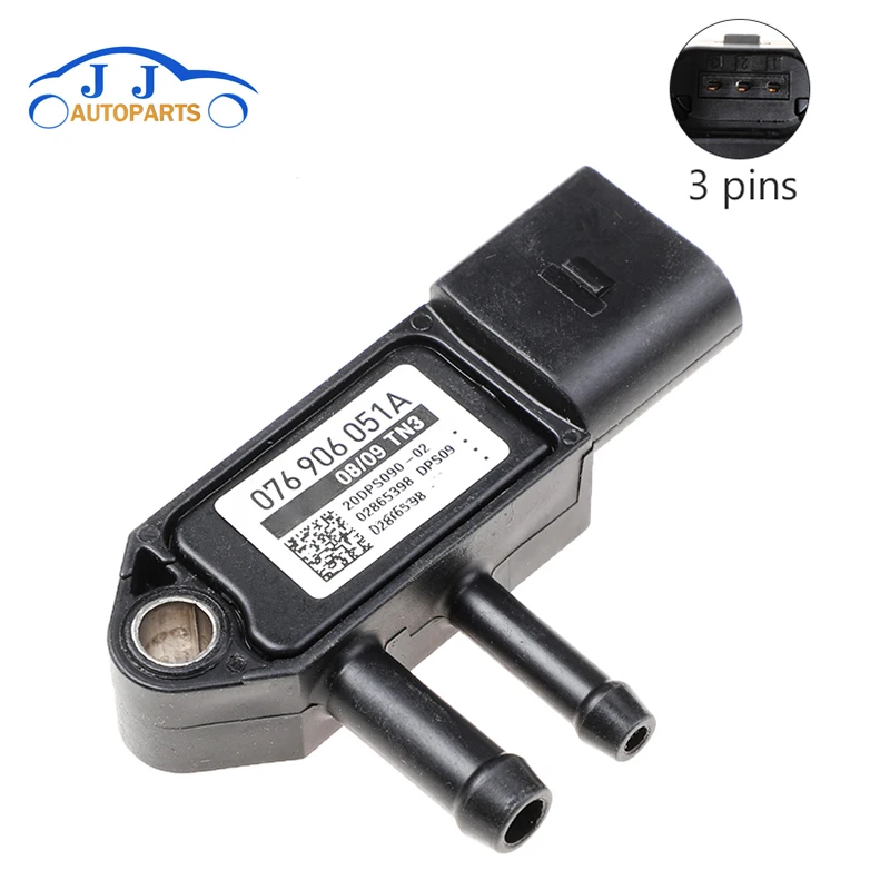 

Car 076906051A 0281002710 For Audi A3/A4/A6/A8/Q7 For V W Skoda EGR DPF Differential Pressure Sensor Exhaust Pressure Sensor