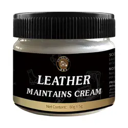 Car Leather Cream Leather Conditioner For Leather Clothes Pants Bags Car Seat Polishing Nourishment Care Leather Maintenance