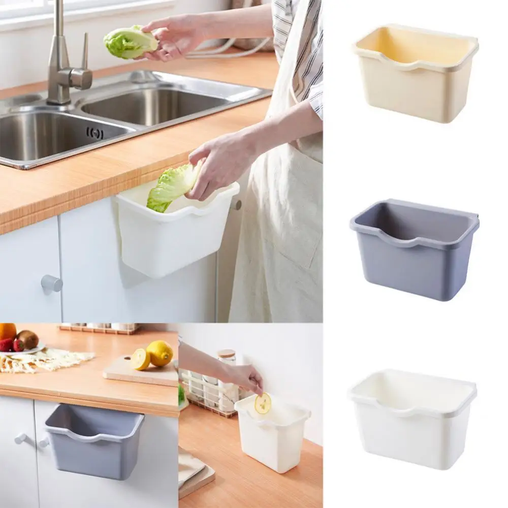 50%  Dropshipping!!Kitchen Cabinet Door Hanging Rubbish Trash Bin Can Sundries Storage Container