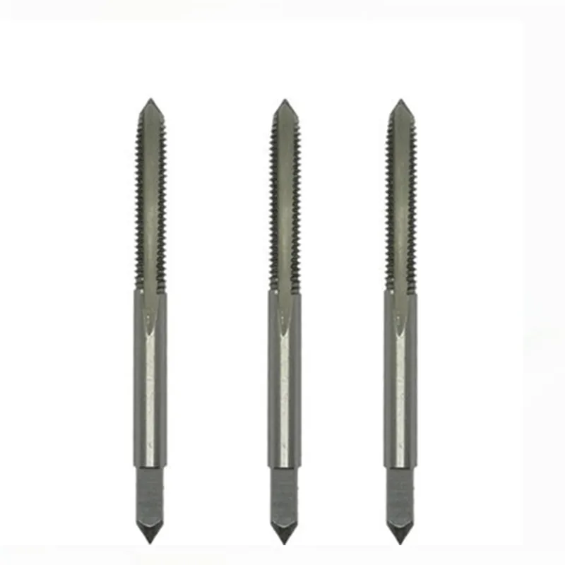 5pcs M0.8 M1 M1.2 M1.4 M1.6 M1.8 M2 M3 Machine tapping spiral point straight flute micro hole cnc screw tap metric plug taps