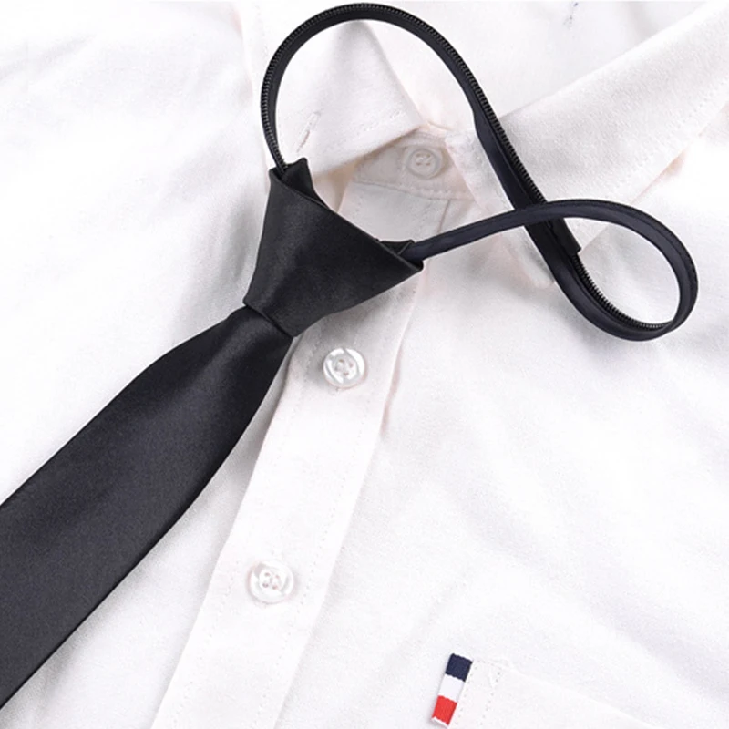 5 Colors Solid Men-wearing Ties Elegant Classic Wedding Dinner Meeting Polyester Silk Neck Accessories