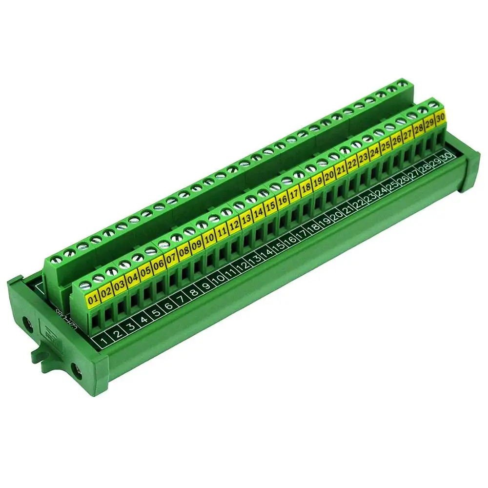 

Screw Mount 24A/400V 30 Position Screw Terminal Block Distribution Module.