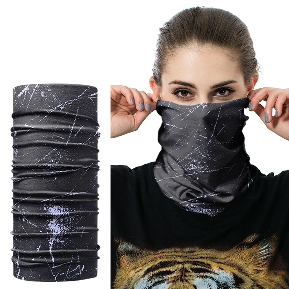 Windproof Head Scarves Neck Warmer Cycling Camping Hiking Men Women Fashion Magic Scarves Turban Outdoor Headband Bandanas