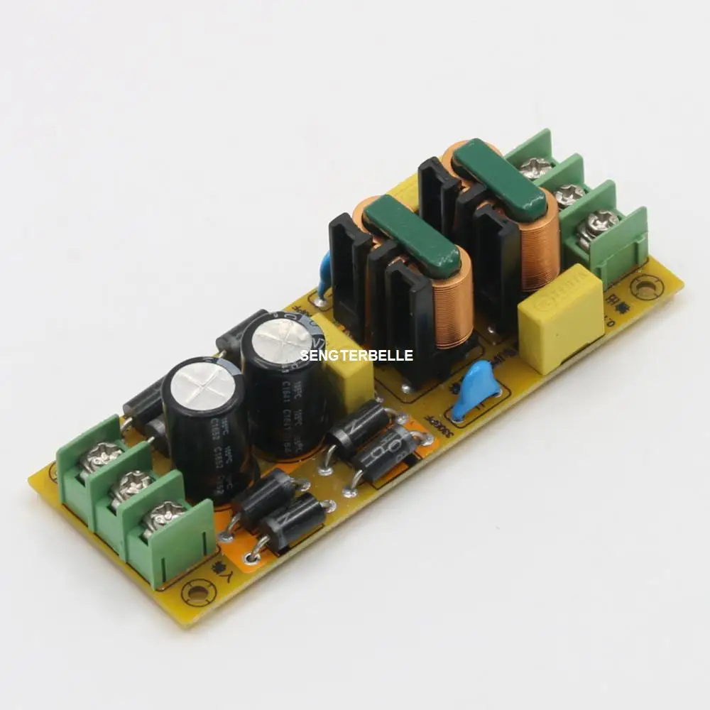 Hifi 2A / 4A /8A Filter DC Component 2 Stages EMI Home Audio Power Filter Purification Board