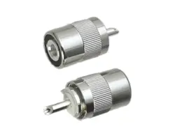 1pcs UHF PL259 Male Screwed Coupling Connector Solder RG58 RG142 LMR195 RG400 Cable Straight New