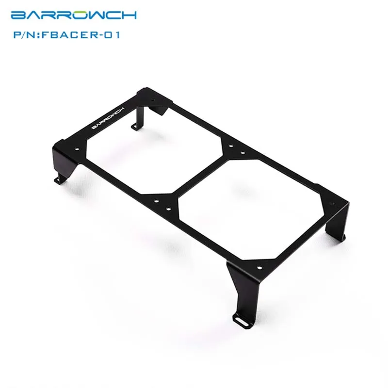 Barrowch PC fans holder bracket standard for Modular 240 radiator installation module, for MOBULA modular panel case FBACER-01