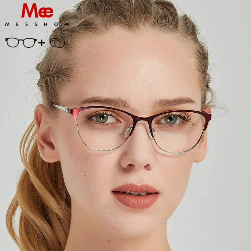 

Brand cat eyes prescription glasses women's glasses frame Vintage female fashion myopia spectacle frame progressive glasses