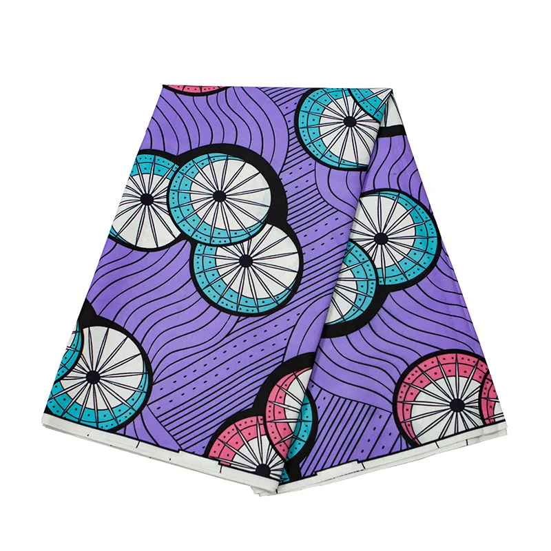 

African Fabric Wax Fabric 2020 High Quality New Ankara Real Wax Print 3/6 Yards Polyester For Women Daily Dress Casual