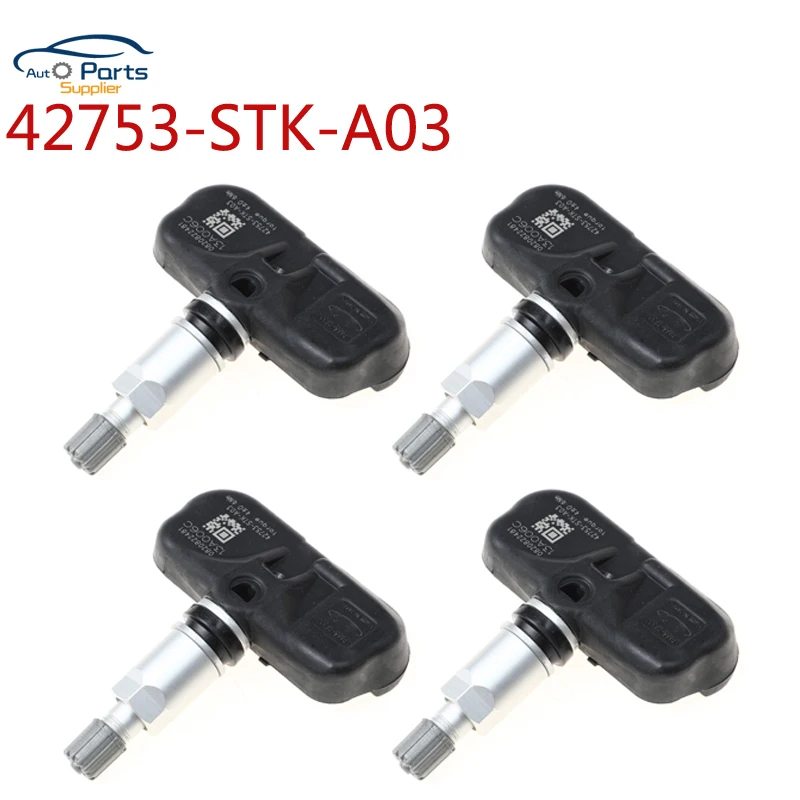 

4 Pcs 42753-STK-A03 42753STKA03 TPMS Tire Pressure Sensor For Acura MDX Honda Pilot 07-15 42753-STK-A02 42753-STK-A04 PMV-107G