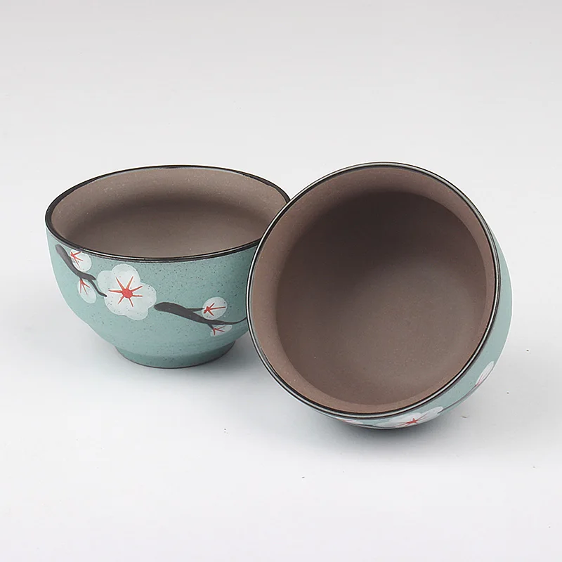 Purple Sand Hand-Painted Tea Cup, Single Master Cup, Ceramic Household, Creative Chinese Style, No. YZ41