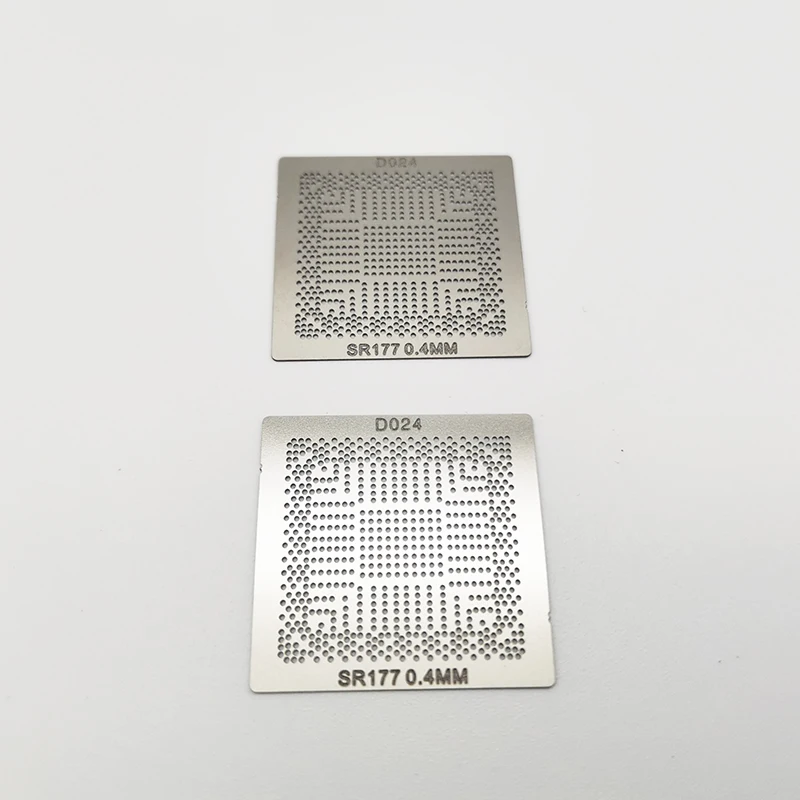 SR177 Direct Heating BGA Stencil SR178 SR173 SR175 SR179 SR174 H81 SR1JJ SR1JK IC Chip Reballing 0.4MM