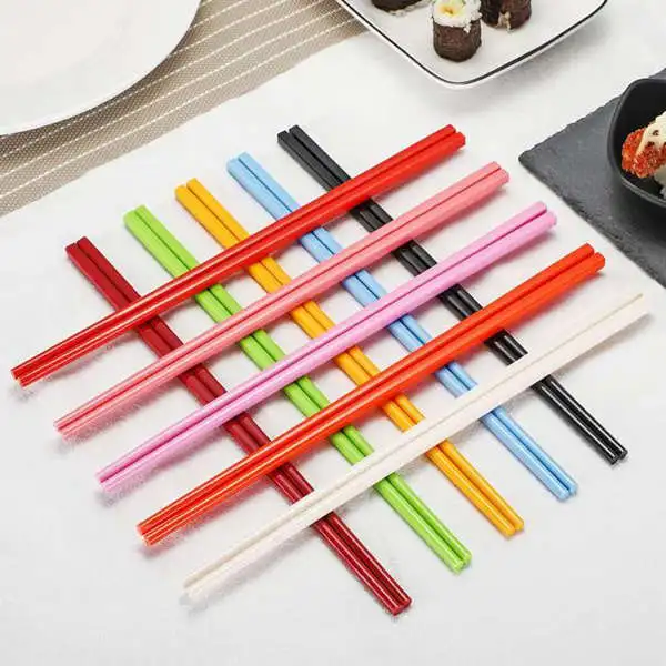 300pairs Colorful Melamine Chopsticks Chinese Chopstick Hotel Restaurant Special Eco-Friendly Chopstick Kitchen Tableware