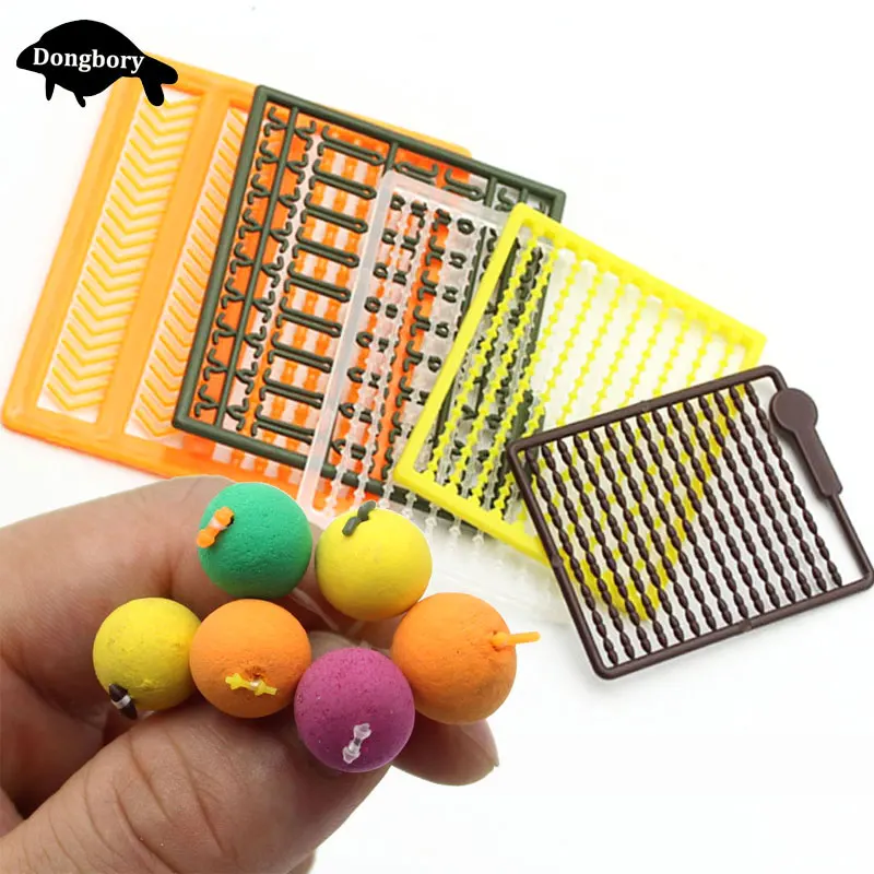 5枚のカード,釣りアクセサリー,マイクロベイトストッパー,ボイリースプーンベイト,ヘアクリップ,ボイリーフィッシング