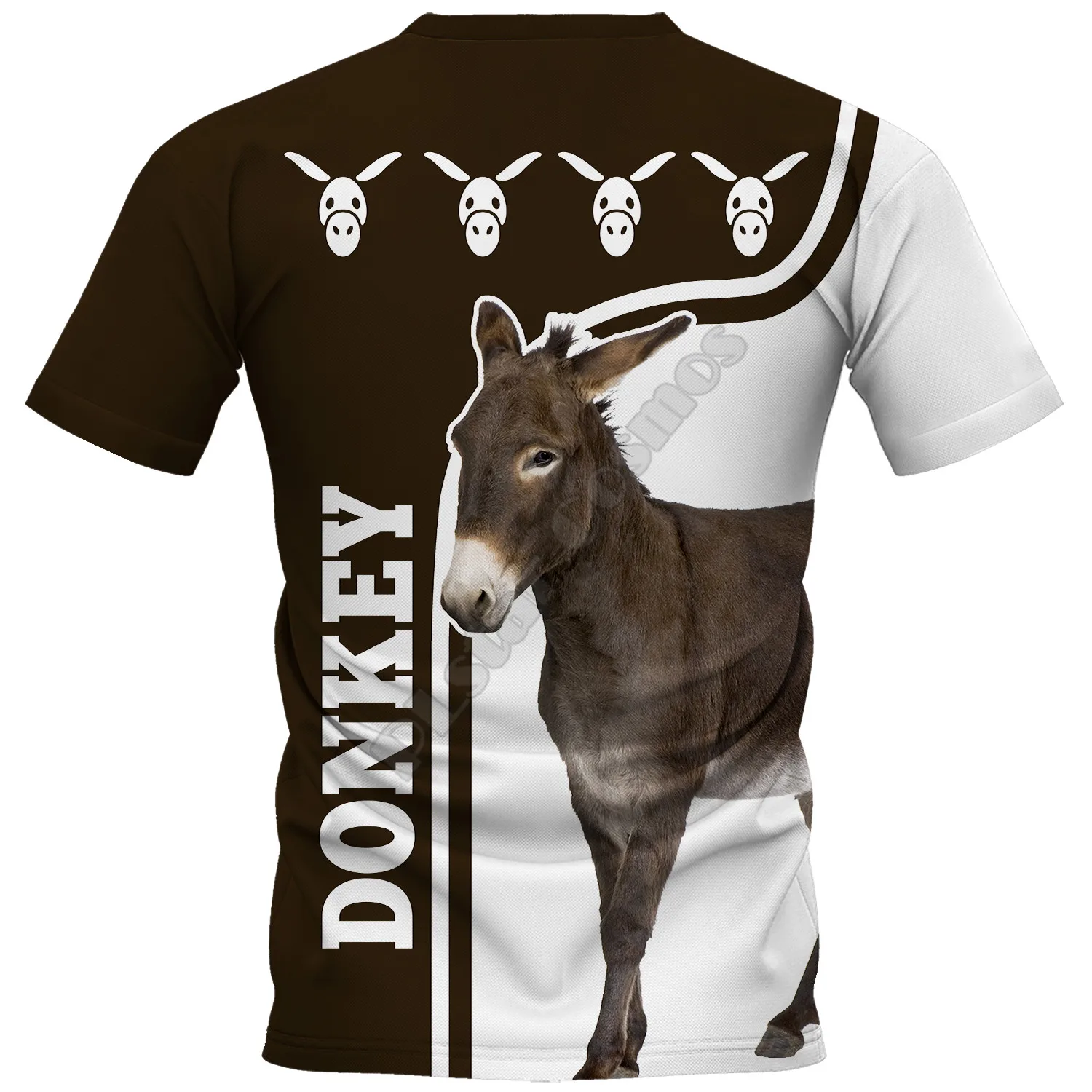Donkey 3D Printed t shirts women for men Summer Casual Tees Short Sleeve T-shirts Short Sleeve Drop Shipping