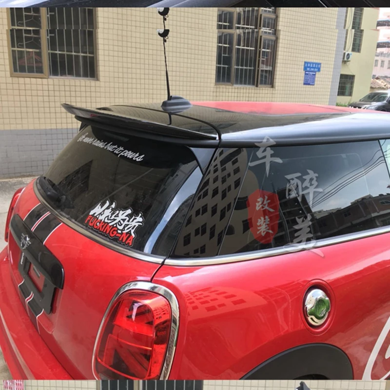 

For MINI Cooper S 2.0T F56 F55 S high quality Carbon Fiber rear boot Wing Spoiler Rear Roof Spoiler Wing Trunk Lip Boot Cover