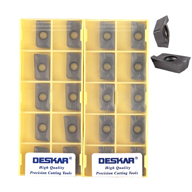 Imagem -06 - Pder m2 h2 xm Lf6018 Apmt1605 Peer Deskar Cnc Torno Fresagem Torneamento Ferramenta Apmt Inserções de Trituração para Aço Inoxidável 10 Peças Apmt1604