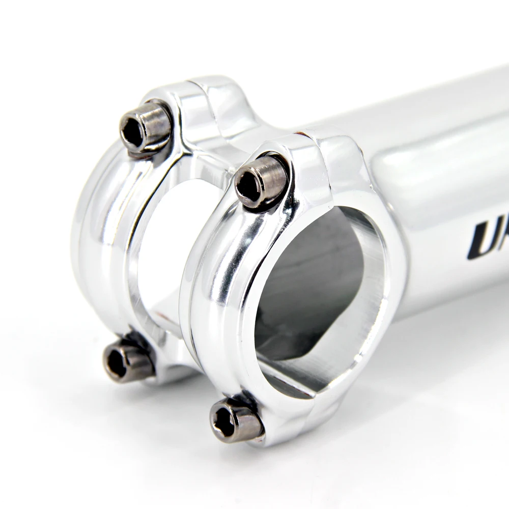 UNO Stem 17 degree MTB Road Bike Bicycle Bar Stems 31.8*60-100mm Silver Ultralight Stem Aluminium Bicycle Handlebar Stem Parts