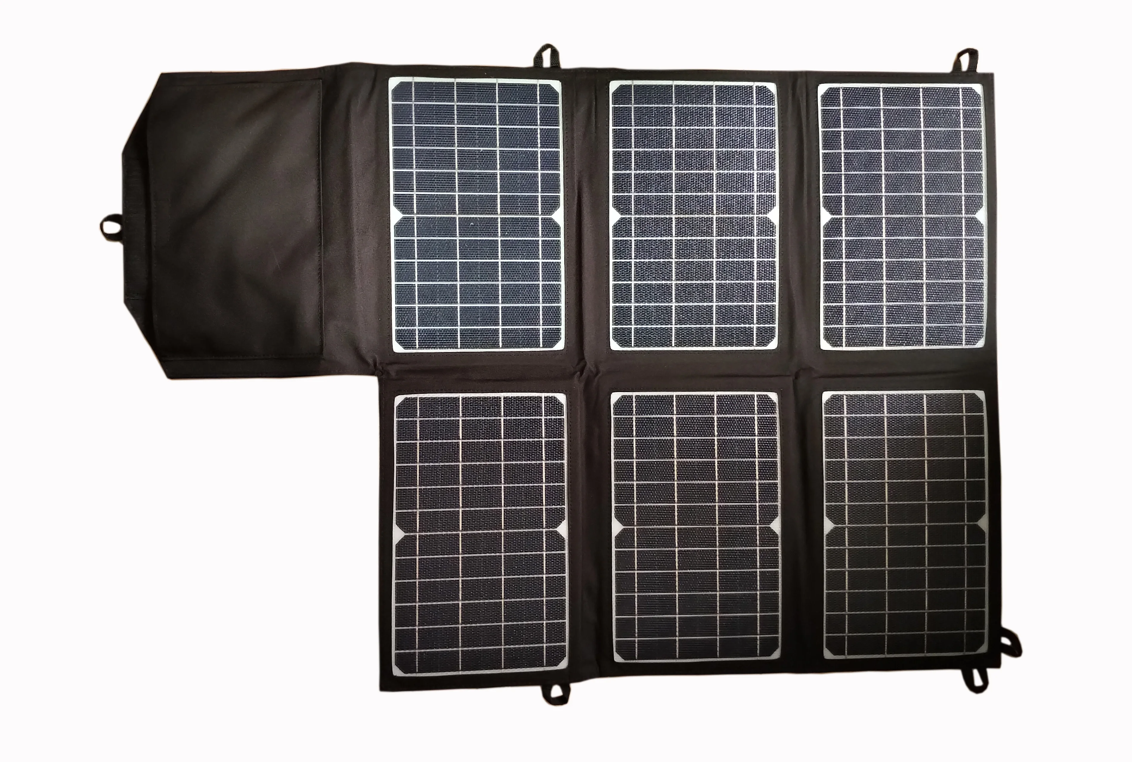 

New ETFE Film Mono 40Watt 18V 5V Folding Solar Charger Bag Portable Solar Power Phone Charger Solar Panel for 12V Car Battery