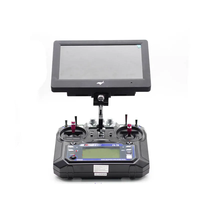 RC Mô Hình Trên Không FPV Hợp Kim Nhôm Màn Hình Gắn Màn Hình Người Ủng Hộ Đa Năng Cho Futaba Flysky Dây Nhảy Điều Khiển Từ Xa