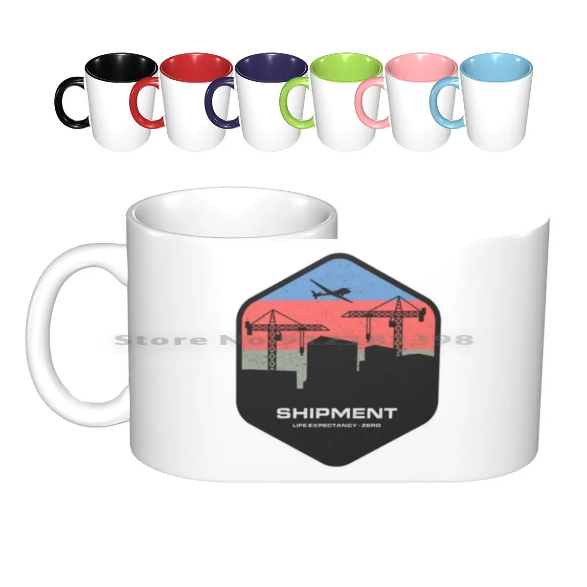 Shipment-Life Expectancy Zero Ceramic Mugs Coffee Cups Milk Tea Mug Modern Warfare Mw Shipment Gamer Video Games Streamer