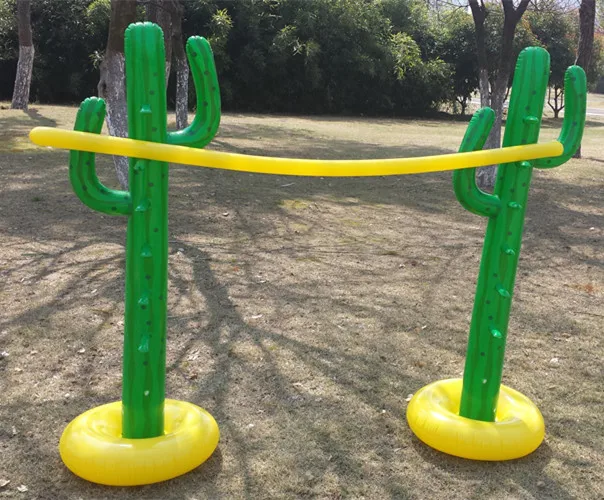 outdoor inflatable toy Inflatable Slippery Set Crossbar Beach High Jump Toy Inflatable Sense Training Kindergarten Toy Outdoor