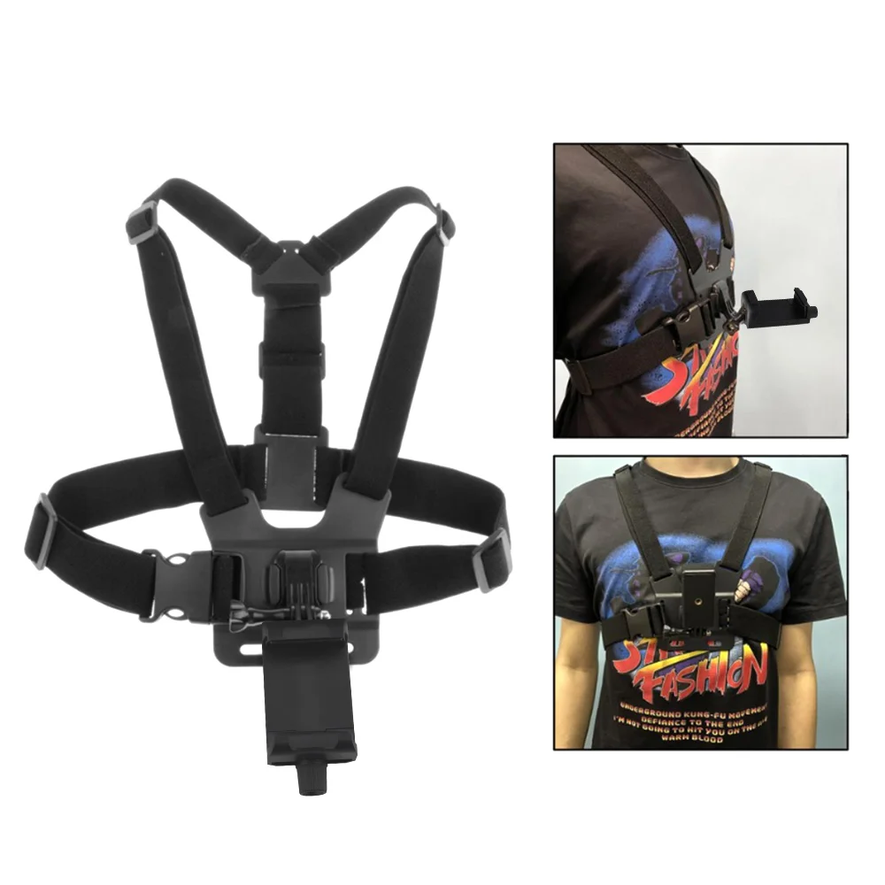 Mobile Phone Strap Mount Chest Belt Travel Phone Shooting Action Camera Accessories Belt For Mobile Phone Holder