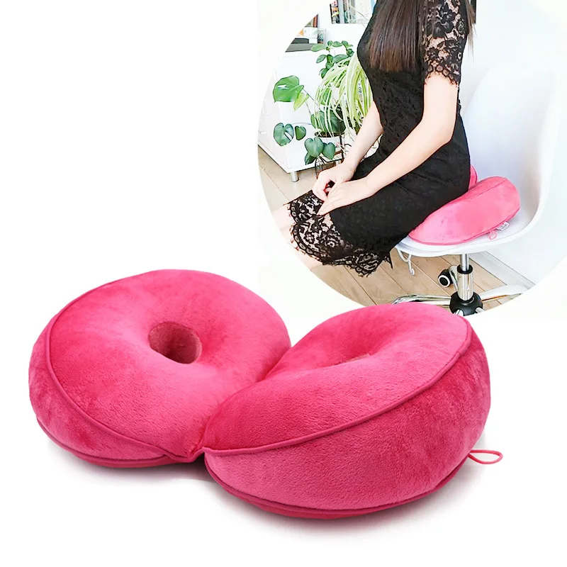 J  Multifunctional Dual Comfort Seat Cushion fold Memory Foam of Hip Lift Seat Cushion Latex Seat Cushion Comfy for Home