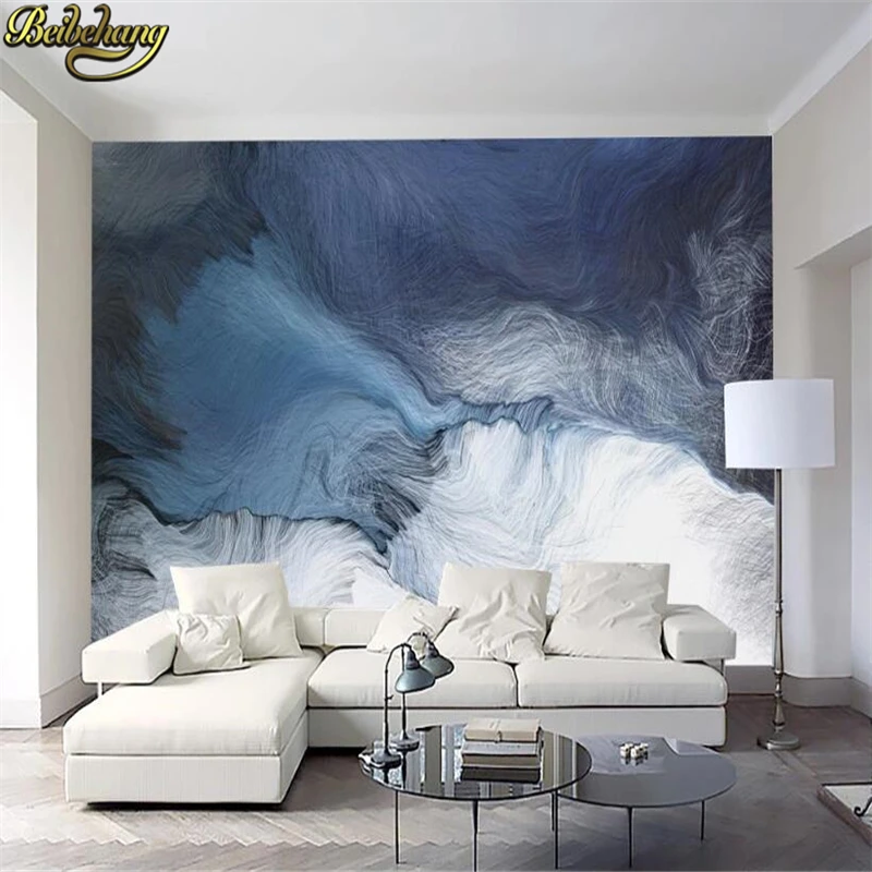 

beibehang Custom Modern fresh dynamic line wallpaper for bedroom wall background Art painting photo mural wall papers home decor