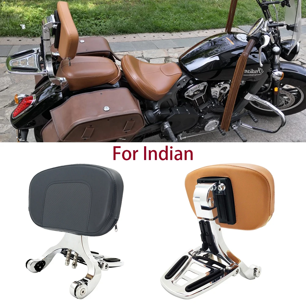 Motorcycle Backrest Mount Kits Multi Purpose Driver Passenger Backrest For Indian Chief Chieftain Springfield 2014-2021