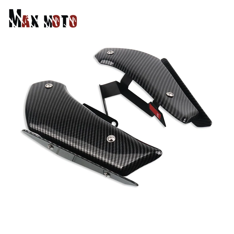 For Ninja 400 DOWNFORCE SPOILERS Aerodynamic Wing Kit Fixed Winglet Fairing Wing Motorcycle Accessories Ninja400